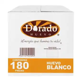 Sam's Club Huevo blanco dorado huevo 180 piezas oferta
