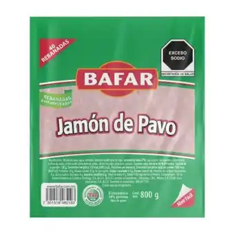 Sam's Club Jamón lunchero bafar 800 gr oferta