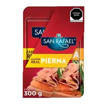 Jamón de pierna san rafael 3 piezas de 300 gr