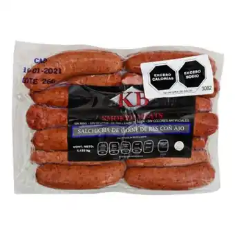 Sam's Club Salchicha ahumada de res smoked meats 1.133 kg oferta
