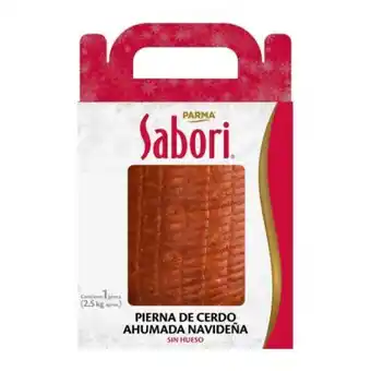 Sam's Club Pierna de cerdo ahumada sabori parma navideña sin hueso 2.5 kg oferta