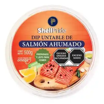 Sam's Club Dip de salmón ahumado shellpride untable 500 g oferta