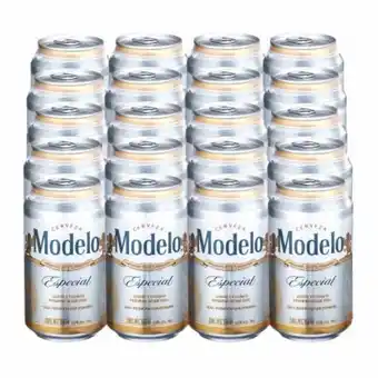 Sam's Club Cerveza clara modelo especial 24 latas de 355 ml oferta