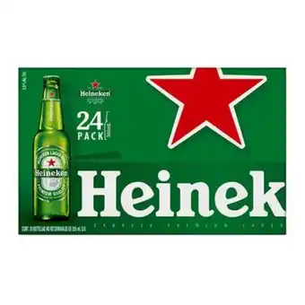Sam's Club Cerveza premium heineken 24 botellas de 355 ml c/u oferta