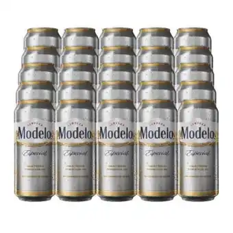 Cerveza clara modelo especial latón 24 latones de 473 ml