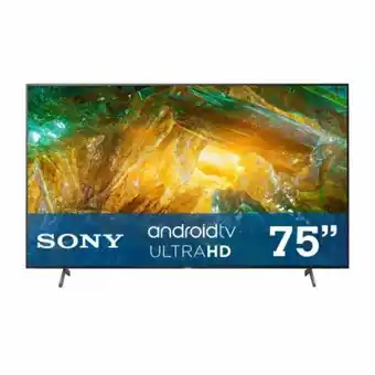 Sam's Club Pantalla sony 75 pulgadas 4k uhd android tv serie x81ch oferta