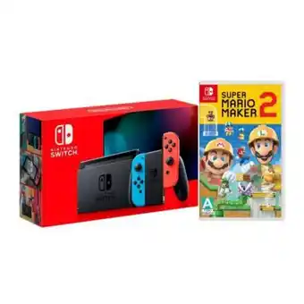 Consola nintendo switch neon 1.1 + super mario maker 2