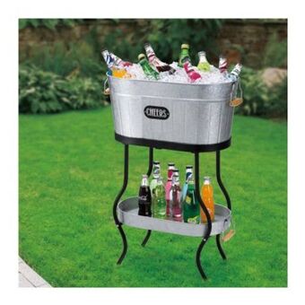 Sam's Club Hielera galvanizada con rack oferta