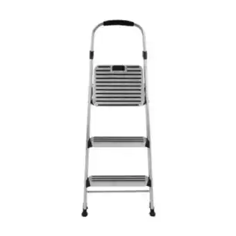 Escalera plegable cosco de acero con 3 peldaños