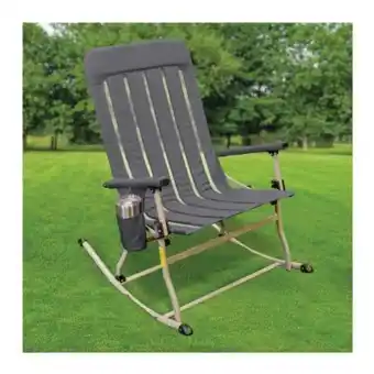 Sam's Club Silla mecedora plegable member's mark rocking gris oferta