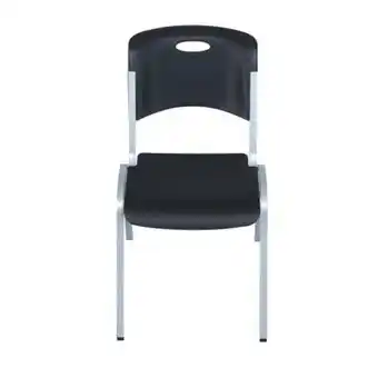 Sam's Club Silla apilable lifetime negra oferta