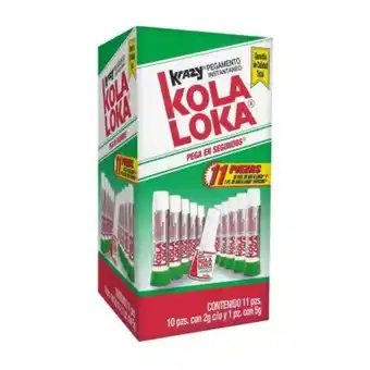 Pegamento instantáneo kola loka gotero 10 pzas + brocha 1 pza