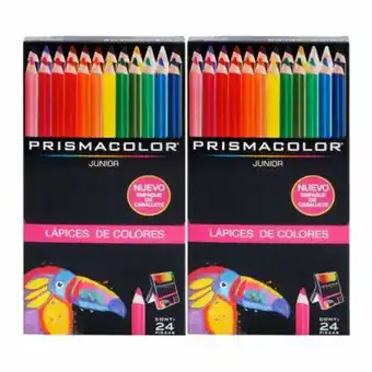 Sam's Club Lápices de colores prismacolor 2 cajas de 24 pzas c/u oferta