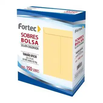 Sobre manila fortec oficio 150 pzas