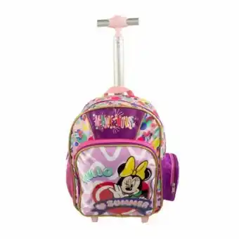 Sam's Club Mochila con ruedas ruz kinder minnie oferta
