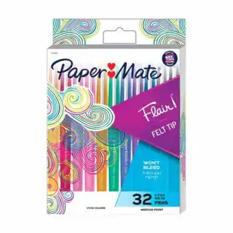 Sam's Club Plumines papermate flair 32 pzas oferta