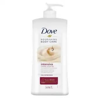 Sam's Club Crema corporal dove nutrición intensiva 1 l oferta
