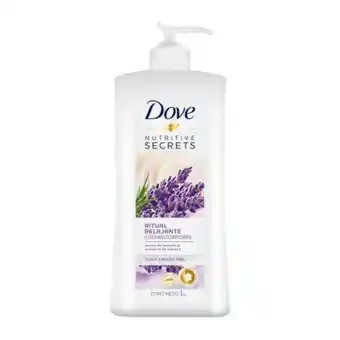 Sam's Club Crema corporal dove aceite de lavanda y extracto de romero 1 l oferta