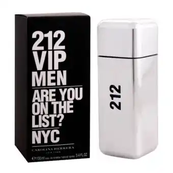 Sam's Club Fragancia carolina herrera 212 vip para caballero 100 ml oferta