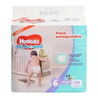 Sam's Club Pañales etapa 6 huggies all around 90 pzas oferta