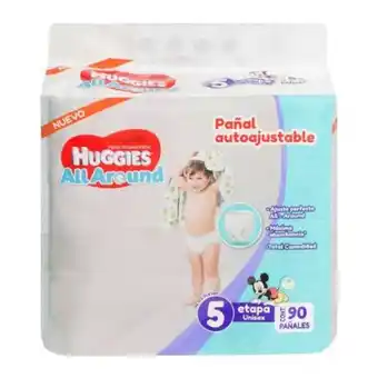 Sam's Club Pañales etapa 5 huggies all around 90 pzas oferta