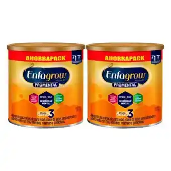 Fórmula infantil enfagrow promental etapa 3 con 2 latas de 1.5 kg c/u