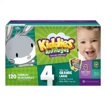 Pañales talla 4 chicolastic kiddies antifugas 120 pzas