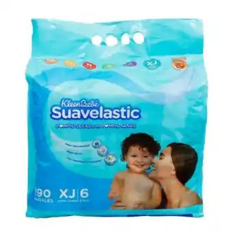 Sam's Club Pañales kleen bebé suavelastic extra jumbo 90 pzas oferta