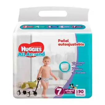 Sam's Club Pañales etapa 7 huggies all around 90 pzas oferta