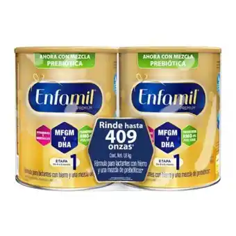 Sam's Club Fórmula infantil enfamil premium etapa 1 con 2 latas de 900 gr c/u oferta