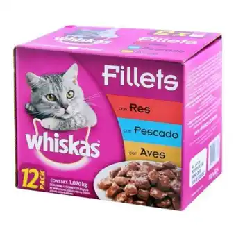 Sam's Club Alimento para gato whiskas 12 pzas de 85 g oferta