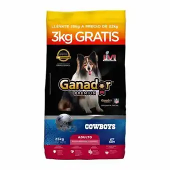 Sam's Club Alimento para perro ganador premium adulto razas medianas y grandes 22 + 3 kg oferta