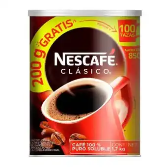 Sam's Club Café soluble nescafé clásico 1.7 kg oferta