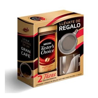 Sam's Club Café soluble taster's choice nescafé gourmet blend 250 g + 2 tazas de cristal oferta
