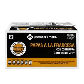 Sam's Club Papas a la francesa member's mark premium 13.6 kg oferta