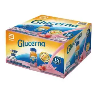 Sam's Club Glucerna abbott sabor fresa 16 pzas de 237 ml oferta