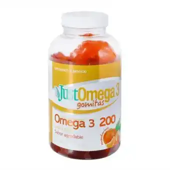 Gomitas de omega 3 just for you sabor mandarina 726 g