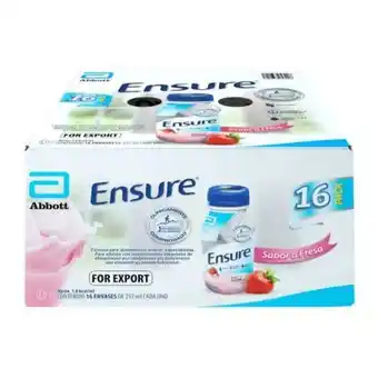 Ensure abbott sabor fresa 16 pzas de 237 ml