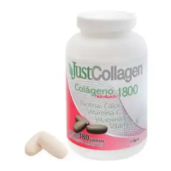 Sam's Club Colágeno hidrolizado 1800 just collagen 180 tabletas oferta