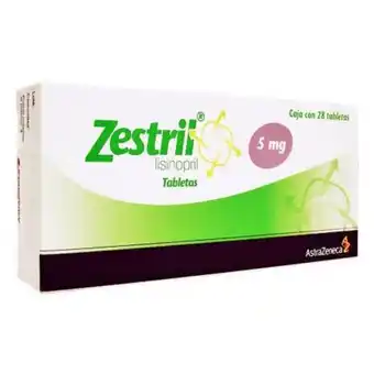 Sam's Club Zestril 5 mg con 28 tabletas oferta