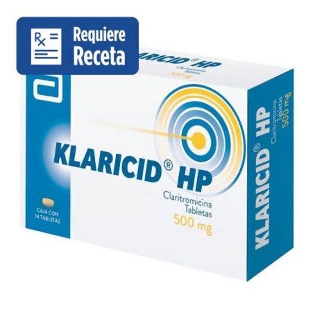 Klaricid hp 500 mg con 14 tabletas oferta en Sam's Club