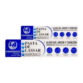 Pasta lassar andrómaco 1 pza de 110 g + 1 pza de 60 g