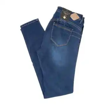 Jegging push up fragil para dama azul medio talla 11