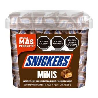 Sam's Club Chocolates snickers minis 63 pzas de 9 g c/u oferta