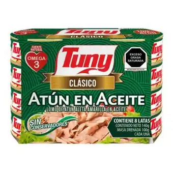 Sam's Club Atún en aceite tuny 8 pzas de 140 g oferta