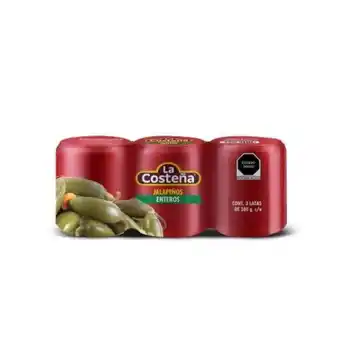 Sam's Club Chiles jalapeños la costeña en escabeche 3 pzas de 380 g oferta