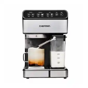 Cafetera de espresso chefman touch 6 en 1 15 bares