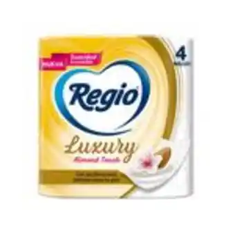 Waldos Regio papel higiénico luxury almond touch 4 rollos oferta
