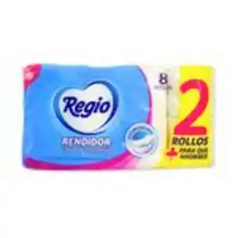 Waldos Papel higiénico regio rendidor 8 rollos 300 hojas oferta