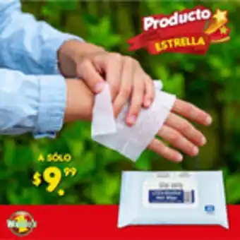 Toallitas desinfectantes 75% alcohol 40 piezas